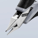 Elektronikas diagonālie griezēji, KNIPEX, 77 52 115 ESD, ESD aizsardzība, 62 HRC cietība, 115 mm garums