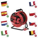 Emos Уличный удлинитель P19625, 25 м, 4 розетки, 230 В, 16 А, IP44, резина, H05RR-F3G, защита от детей
