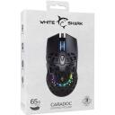 White Shark Pele CARADOC-B GM-5018, 7200 DPI, 7 pogas, RGB apgaismojums, 1.8m USB, UPE pārklājums