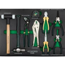 Instrumentu ratiņi ar 172 priek&scaron;metiem, ROCKFORCE, RF-55306, 7 izvelkamie atvilktnes, profesionāla kvalitāte.