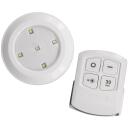 Maclean MCE165 LED lampu komplekts, 6 gab., 3 x AAA, balts, tālvadība, 5 LED, iekļauts slēdzis