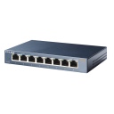 Tinklo komutatorius 8 &times; Gigabit RJ45 nevaldomas TL-SG108 8 &times; 10/100/1000 Mbps Auto MDI MDIX Juodas TP-Link