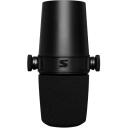 Shure MV7-X mikrofons, 1x XLR, 1x USB, 20-20000 Hz, 55 dB, 132 dB, dinamiska, melns