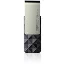 Silicon Power Zibatmiņas disks Blaze B30 SP008GBUF3B30V1K, 8 GB, USB Type-A, Sudraba, Grozāms, Plastmasa/metāls, 0-70 &deg;C