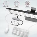 Axagon dokstatsioon HMC-5 USB 3.2, 2x USB-A, 1x USB-C, 1x HDMI, 5Gb/s, 100W PD, 110 x 35 x 12.5 mm
