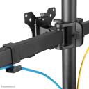 Neomounts monitors stiprinājuma roka FPMA-D550D3BLACK, 10-27", 3 ekrāniem, 6 kg, VESA 75x75/100x100, melna