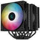 Deepcool CPU Jahuti AG620 BK ARGB R-AG620-BKANMN-G-2, 260W, 67.88 CFM, 6 soojus toru, RGB LED, PWM tugi