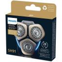 Philips Skustuvų galvutės SH91/50, 3 skustuvų galvutės, rotacinis, 0.01 kg