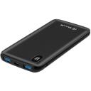 Tellur Power Bank TLL158251, 10000mAh, 2xUSB Type-C, Micro USB, kiire laadimine, grafeeni tehnoloogia