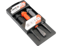 3Pcs Mini Cold Chisel And Punch Set YT-4713 YATO