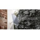 Ezviz CMT CS-CMT-Solar-Panel-D Päikeselaadimispaneel D-Tüüp 4.2W Micro-USB IP65 Välistingimustes Toiteallikas Aku Kaameratele Must