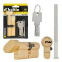 Keltin Užrakto cilindras su rankenėle K02652, 30/30G mm, 3 raktai, aliuminis, ZnAl lydinys, 25000 ciklų