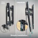 Onkron TV kinnitus FM2-B, 32-65 tolli, maksimaalne kandev&otilde;ime 50 kg, VESA 75x75-400x400 mm, kaugus seinast 30 mm