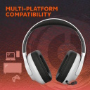 Wireless/wired gaming headset with Bluetooth 5.3 and 3.5 mm connection EGO GH-15 2in1 BT Black CND-SGHS15B CANYON