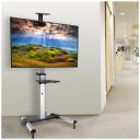Logilink TV statīvs BP0025, 37-70", maks. 50 kg, regulējams augstums 166.9-206.9 cm, 4 riteņi, VESA 200x200-600x400