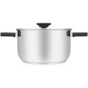 Resto Kastrul 92203 3.2L, L&auml;bim&otilde;&otilde;t 20 cm, Materjal Roostevaba teras, Ergonomilised kokkuklapitavad k&auml;epidemed, M&otilde;&otilde;teskaala sees