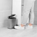 Beldray Atkritumu tvertne ar pedāli LA035235SSFEU7, 5l, 2 nodalījumi, nerūsējo&scaron;ais tērauds, sudrabs