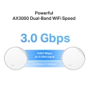 AX3000 WiFi 6 sistema su PoE | Deco X50-PoE (1-pak) | 2402 Mbps | 574 Mbps | 2&times; 2.5 Gbps prievadai | 4 antenos | TP-Link