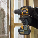 JCB JCB-18PCD-75-5 Professional 18V компактная бесщеточная дрель-шуруповерт для сверления и закручивания 75Нм патрон 13мм 2x5.0Ач аккумуляторы зарядное устройство 4.5А