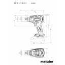 Аккумуляторная ударная дрель SB 18 LTX BL QI, 130/65 Нм, 2x5,2 Ач; 602361650 МЕТАБО