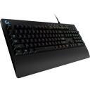 Logitech Klaviatūra 920-008093 RGB LED, 1.8 m, QWERTY, 50 g, 60 ml, Atsparus i&scaron;siliejimui, Multimedijos klavi&scaron;ai, Rie&scaron;o atrama