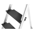 Household ladder L100 TopLine HAILO 038050807, aluminium, 8 steps