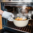 Emaljēta čuguna kastrolis BROWIN 330540 4 L Ekrū