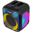 Blaupunkt Ballī&scaron;u skaļrunis PB6LED, 120W, 40W RMS, 4500mAh akumulators, 1 mikrofons, Bluetooth, FM radio, USB, MicroSD