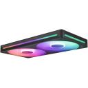 Nzxt Вентилятор для корпуса F280 RGB Core RF-U28HF-B1, 500-2000 RPM, 3.2 mmH2O, 8 RGB LED, черный