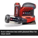 Einhell Akutoitel k&auml;sitsi orbitaalne lihvija TE-OS 18/113 Li-Solo 4460731, 18V, 22000min-1, 1,8mm, 101x113mm, 2xP120