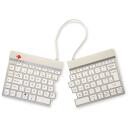 R-Go Tools klaviatūra R-Go Split Break, Bluetooth 5.0, QWERTY, balta, ergonomi&scaron;kas dizainas, USB Type-C, 1.02 m kabelis