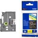 Brother TZe-335 laminaatlint, 8 m, 1,2 cm, valge mustal, TZe, isekleepuv, 1 kassett