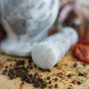 Marmora virtuves piesta, pelēka, Ø 10.5 cm BROWIN 312024