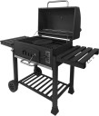 Charcoal grill barrel-type XXL with cast iron grate 71×46 cm 99533 Lund