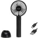 Adler Mini USB Fan | AD 7338 | Desk Fan | Diameter 7 cm | Number of speeds 3 | Black