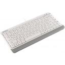 A4Tech Klaviatuur FStyler FK11 A4TKLA47119, 1.5m, USB, membraan, valge, 12 multimeedia nuppu