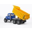 Bruder MACK Granite T&otilde;stetav veoauto BR-02815, 1:16, kollane, sinine, must, avanevad uksed, t&otilde;stetav kapott