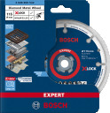 X-LOCK Dimanta disks Metalālam 115mm, Mazām leņķa slīpma&scaron;īnām EXPERT DIAMOND METAL WHEEL GRIEZĒJDISKS, 2608900532, BOSCH
