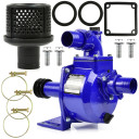 Ūdens sūknis 2" ar V-veida siksnas piedziņu, tērauda turbīna, G81467, GEKO