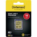 Intenso m&auml;lukaart 3421470 16 GB, UHS-I, lugemiskiirus 90 MB/s, klass 10, U1, l&ouml;&ouml;gikindel, temperatuurikindel, r&ouml;ntgenikindel