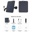 Reolink Солнечная панель 2, CAReolinkSolar, 6W, IP65, 4м кабель, USB Type-C
