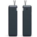 Port Connect ārējā USB-C akumulatora lampa 907003, 30000 mAh, 5 V, 2 x USB-A, Li-Poly, ātrā uzlāde, LCD displejs