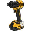Dewalt Gręžimo vairuotojas DCD803P2T-QW, 18V, 2x5Ah, 0-450/0-1650rpm, 73Nm, 4 keičiamieji antgaliai, LED &scaron;viesa, kompakti&scaron;kas