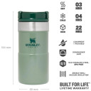 Termokrūze The NeverLeak Travel Mug, 0.25L, zaļa; 2809856006 STANLEY