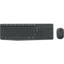 Logitech Juhtmevaba klaviatuur ja hiir MK235, 100 klahvi, 10 m juhtmevaba ulatus, 12 otseteed, hiire kaal 70.5 g, hiire aku AA