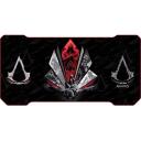 Subsonic Datorspēļu galds Assassins Creed SA5706-AC1, 120cm, 60cm, 75cm, 18kg, melna, sarkana, tērauds, MDF, augstuma regulē&scaron;ana