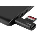 Natec Scarab 2 kar&scaron;u lasītājs NCZ-1874, 5000 Mbit/s, USB 3.0 Type-A, saderīgs ar microSD, SD, 1 gab.