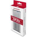 Axagon SSD korpusas EEM2-SG2 USB-C 3.2 Gen 2, M.2, Sidabrinė, 94 x 41 x 10 mm, UASP, TRIM, S.M.A.R.T.
