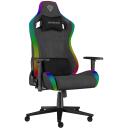 Genesis Spēļu krēsls 660 RGB NFG-2246, 129-136cm, 45-52cm, 20.5kg, 5 ritentiņi, ergonomisks, regulējami roku balsti
