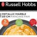 Russell Hobbs Сковорода для блинов RH028521EU7, 25см, мягкое прикосновение, антипригарное, электрическая, газовая